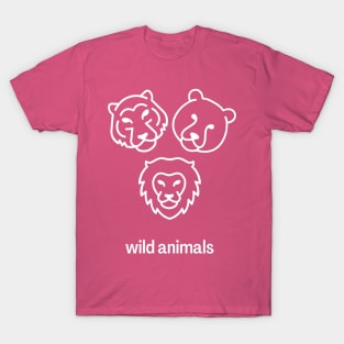 T-Shirt Design Wild Animals T-Shirt